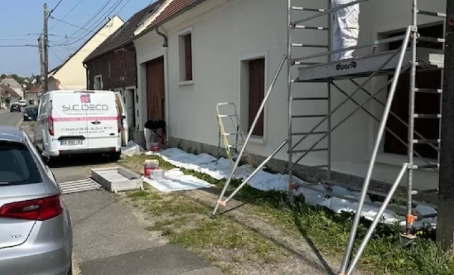Ravalement de façade poche Compiègne, Compiègne, SI C DECO